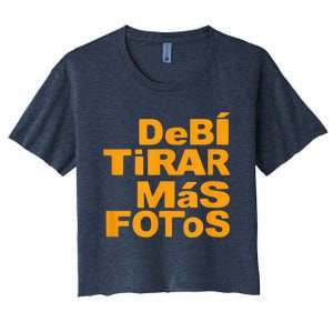 Debi Tirar Album Mas Fotos Dtmf For Music Lover Fans Women's Crop Top Tee