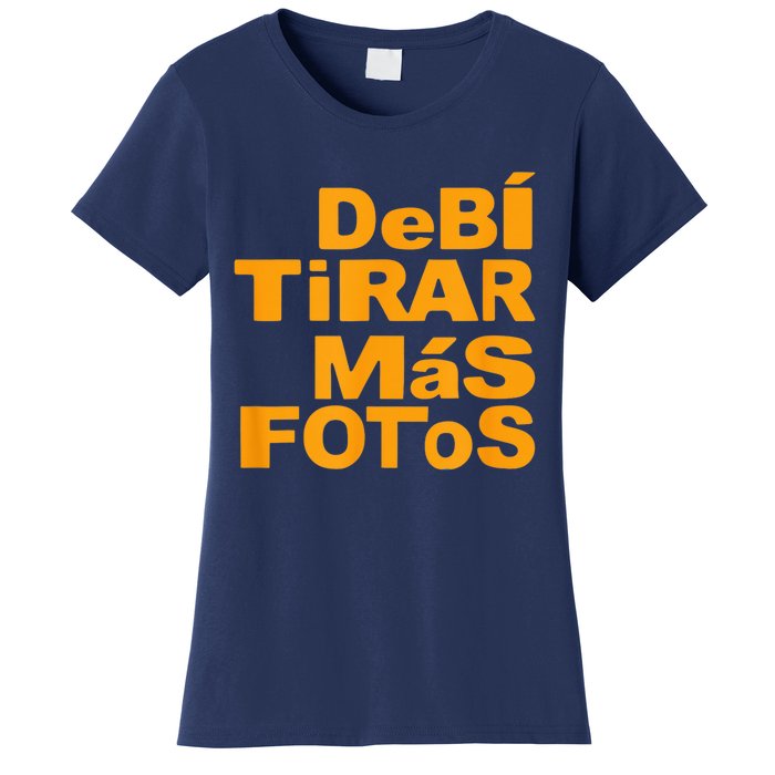 Debi Tirar Album Mas Fotos Dtmf For Music Lover Fans Women's T-Shirt