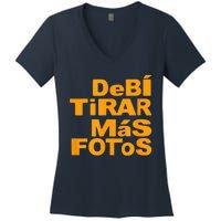 Debi Tirar Album Mas Fotos Dtmf For Music Lover Fans Women's V-Neck T-Shirt