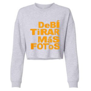 Debi Tirar Album Mas Fotos Dtmf For Music Lover Fans Cropped Pullover Crew