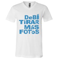 Debi Tirar Album Mas Fotos Dtmf For Music Lover Fans V-Neck T-Shirt