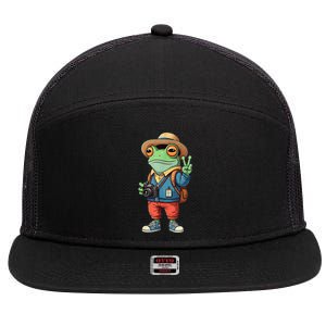 Debi Tirar Album Mas Fotos Frog For Music Lover Fans 7 Panel Mesh Trucker Snapback Hat