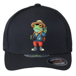 Debi Tirar Album Mas Fotos Frog For Music Lover Fans Flexfit Unipanel Trucker Cap