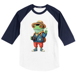 Debi Tirar Album Mas Fotos Frog For Music Lover Fans Baseball Sleeve Shirt