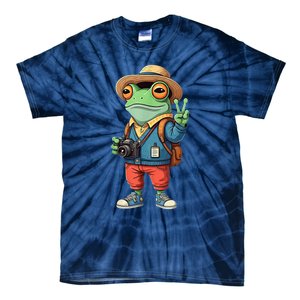 Debi Tirar Album Mas Fotos Frog For Music Lover Fans Tie-Dye T-Shirt