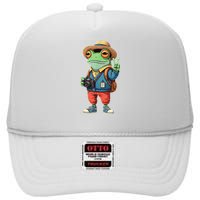 Debi Tirar Album Mas Fotos Frog For Music Lover Fans High Crown Mesh Back Trucker Hat