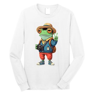 Debi Tirar Album Mas Fotos Frog For Music Lover Fans Long Sleeve Shirt