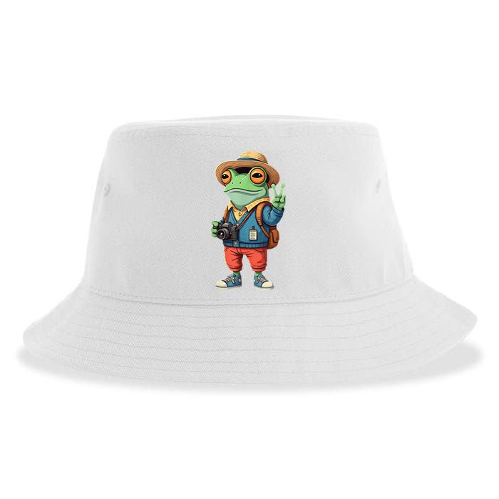 Debi Tirar Album Mas Fotos Frog For Music Lover Fans Sustainable Bucket Hat