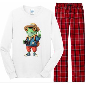 Debi Tirar Album Mas Fotos Frog For Music Lover Fans Long Sleeve Pajama Set