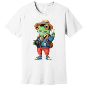 Debi Tirar Album Mas Fotos Frog For Music Lover Fans Premium T-Shirt