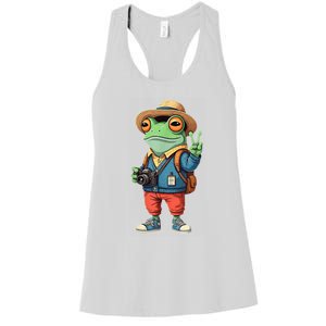 Debi Tirar Album Mas Fotos Frog For Music Lover Fans Women's Racerback Tank