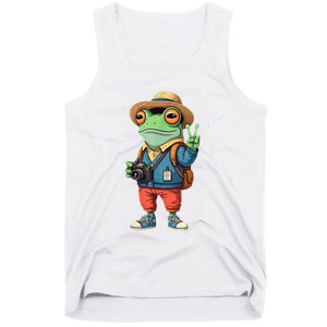 Debi Tirar Album Mas Fotos Frog For Music Lover Fans Tank Top