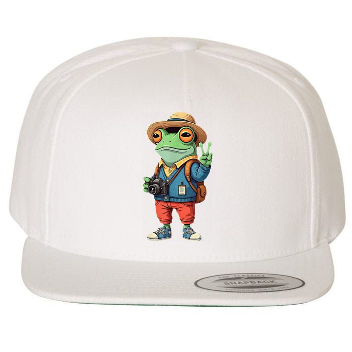 Debi Tirar Album Mas Fotos Frog For Music Lover Fans Wool Snapback Cap