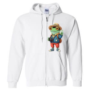 Debi Tirar Album Mas Fotos Frog For Music Lover Fans Full Zip Hoodie