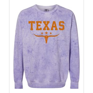 Distressed Texas Apparel Colorblast Crewneck Sweatshirt