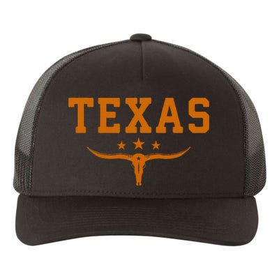 Distressed Texas Apparel Yupoong Adult 5-Panel Trucker Hat