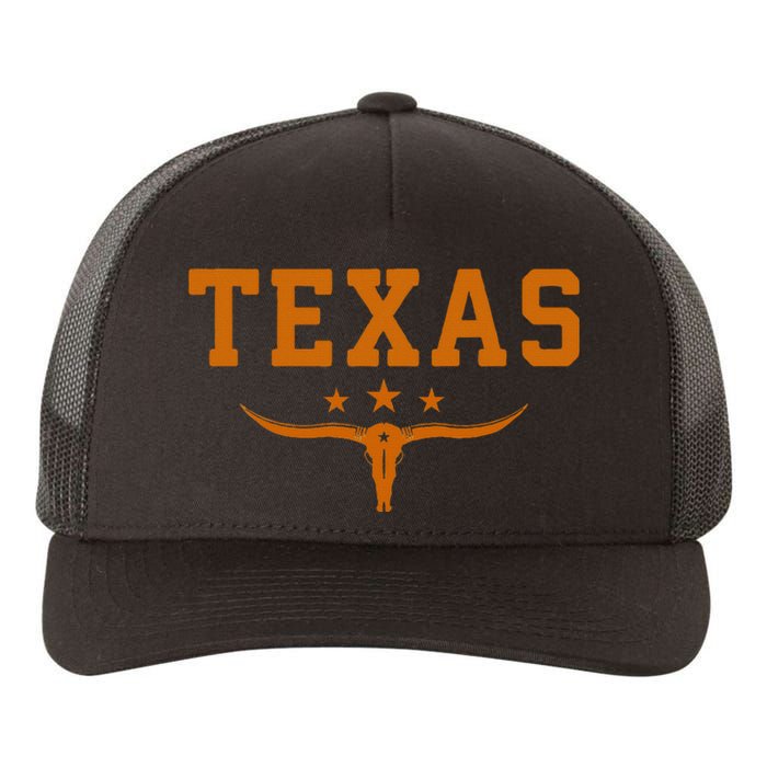 Distressed Texas Apparel Yupoong Adult 5-Panel Trucker Hat