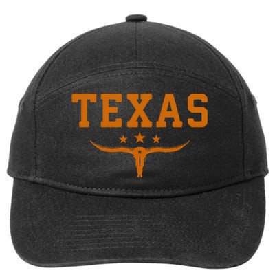 Distressed Texas Apparel 7-Panel Snapback Hat