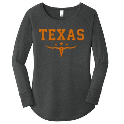 Distressed Texas Apparel Women's Perfect Tri Tunic Long Sleeve Shirt