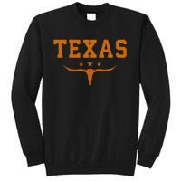 Distressed Texas Apparel Tall Sweatshirt