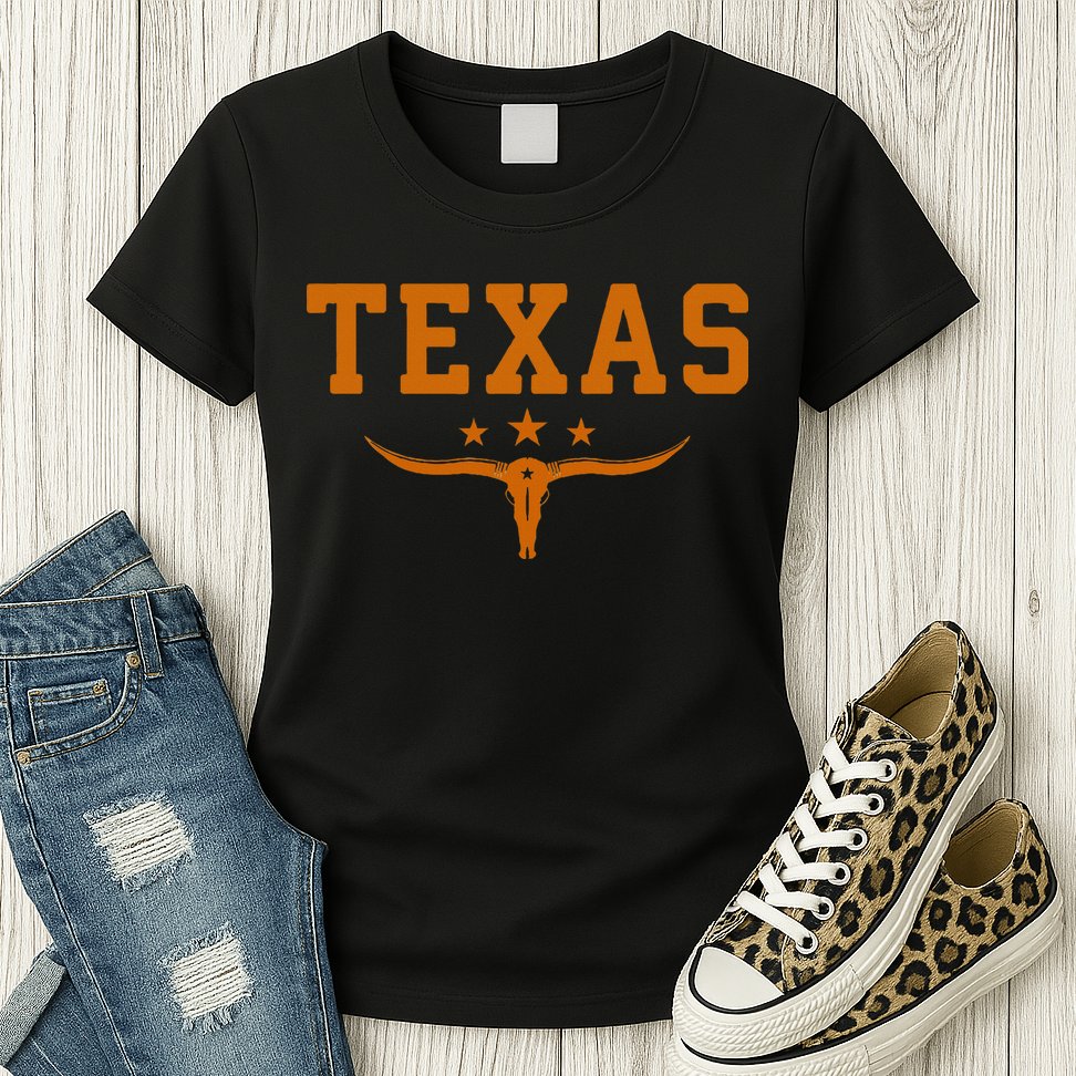 Distressed Texas Apparel Womens T-Shirt