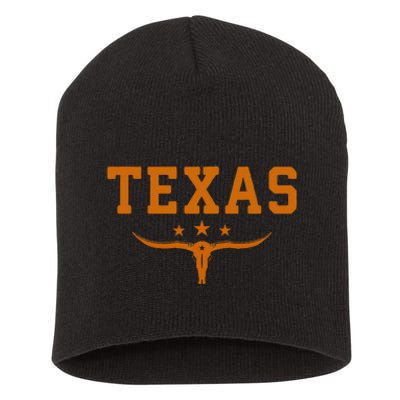 Distressed Texas Apparel Short Acrylic Beanie