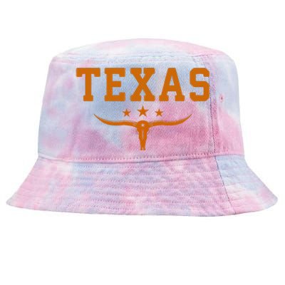 Distressed Texas Apparel Tie-Dyed Bucket Hat