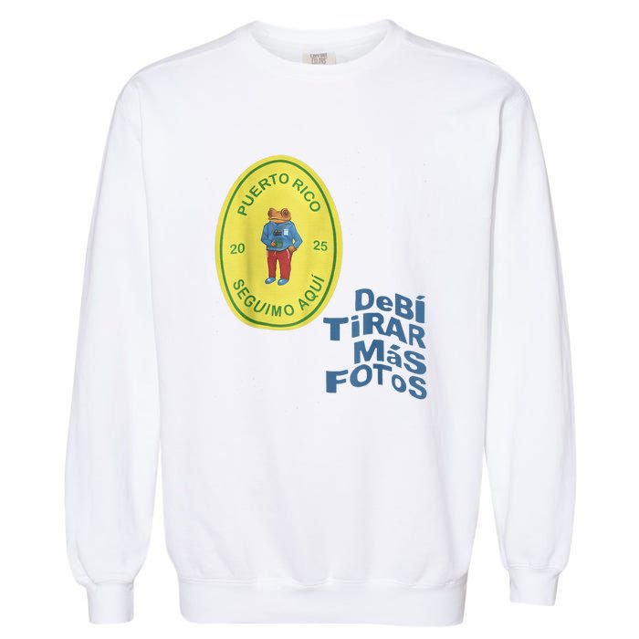 Debi Tirar Album Mas Fotos Frog Vintage Lover Design Garment-Dyed Sweatshirt