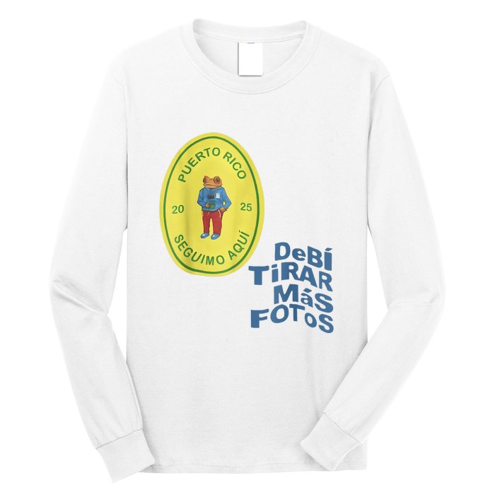 Debi Tirar Album Mas Fotos Frog Vintage Lover Design Long Sleeve Shirt