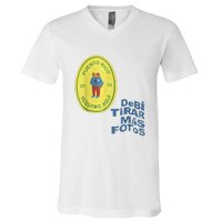 Debi Tirar Album Mas Fotos Frog Vintage Lover Design V-Neck T-Shirt