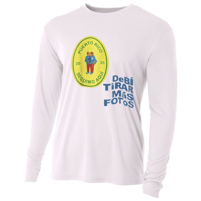 Debi Tirar Album Mas Fotos Frog Vintage Lover Design Cooling Performance Long Sleeve Crew