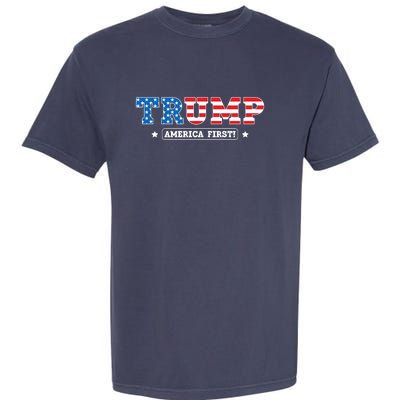 Donald Trump America First Garment-Dyed Heavyweight T-Shirt