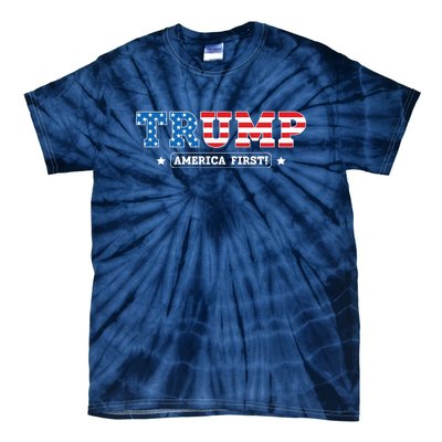 Donald Trump America First Tie-Dye T-Shirt