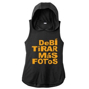 Debi Tirar Album Mas Fotos Dtmf For Music Lover Fans Ladies PosiCharge Tri-Blend Wicking Draft Hoodie Tank