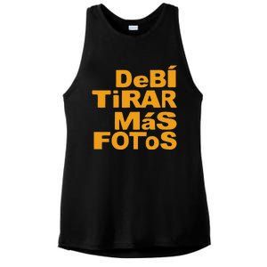 Debi Tirar Album Mas Fotos Dtmf For Music Lover Fans Ladies PosiCharge Tri-Blend Wicking Tank