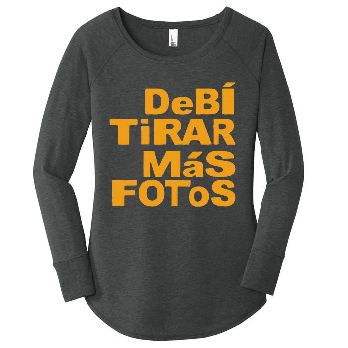 Debi Tirar Album Mas Fotos Dtmf For Music Lover Fans Women's Perfect Tri Tunic Long Sleeve Shirt