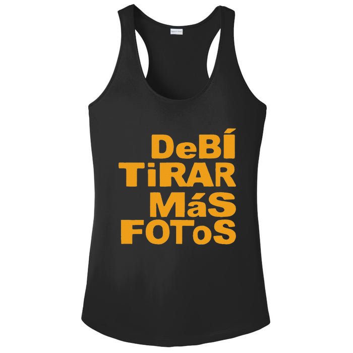 Debi Tirar Album Mas Fotos Dtmf For Music Lover Fans Ladies PosiCharge Competitor Racerback Tank