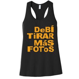 Debi Tirar Album Mas Fotos Dtmf For Music Lover Fans Women's Racerback Tank