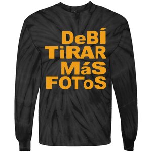 Debi Tirar Album Mas Fotos Dtmf For Music Lover Fans Tie-Dye Long Sleeve Shirt