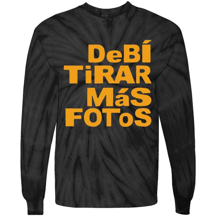 Debi Tirar Album Mas Fotos Dtmf For Music Lover Fans Tie-Dye Long Sleeve Shirt