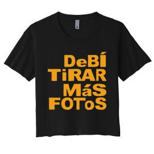 Debi Tirar Album Mas Fotos Dtmf For Music Lover Fans Women's Crop Top Tee