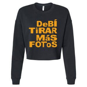 Debi Tirar Album Mas Fotos Dtmf For Music Lover Fans Cropped Pullover Crew