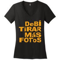 Debi Tirar Album Mas Fotos Dtmf For Music Lover Fans Women's V-Neck T-Shirt