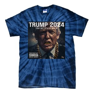 Donald Trump Album Cover Ultra Maga Trump Revenge 2024 Tie-Dye T-Shirt