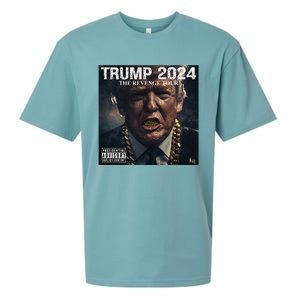 Donald Trump Album Cover Ultra Maga Trump Revenge 2024 Sueded Cloud Jersey T-Shirt