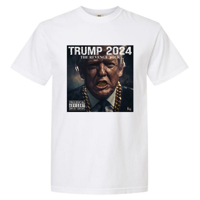 Donald Trump Album Cover Ultra Maga Trump Revenge 2024 Garment-Dyed Heavyweight T-Shirt