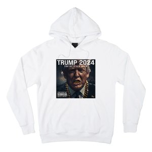 Donald Trump Album Cover Ultra Maga Trump Revenge 2024 Hoodie