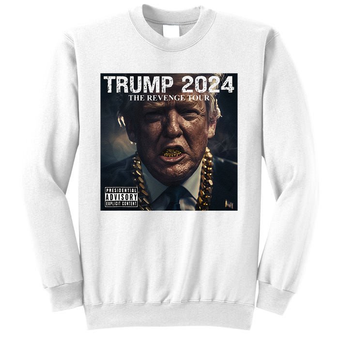 Donald Trump Album Cover Ultra Maga Trump Revenge 2024 Sweatshirt