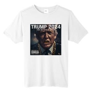 Donald Trump Album Cover Ultra Maga Trump Revenge 2024 Tall Fusion ChromaSoft Performance T-Shirt