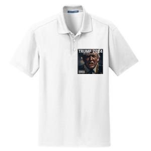 Donald Trump Album Cover Ultra Maga Trump Revenge 2024 Dry Zone Grid Polo